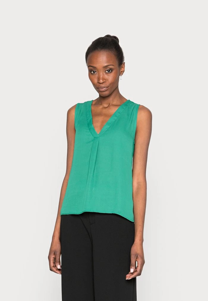 T-Shirt ANNA FIELD Anna Field Top Vert Femme | ZXX-7272737